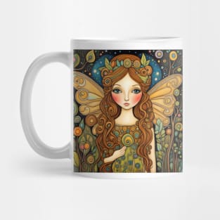 attractive fairy in the woods Mug